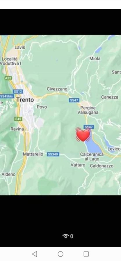 Apartmán Ca' Dei Cigni Calceranica al Lago Exteriér fotografie